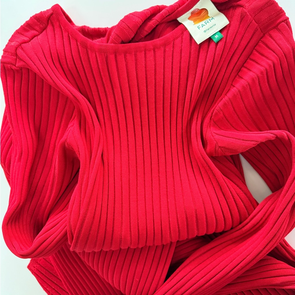 FARM Rio Vibrant Red Maxi Dress - Picture 12 of 14